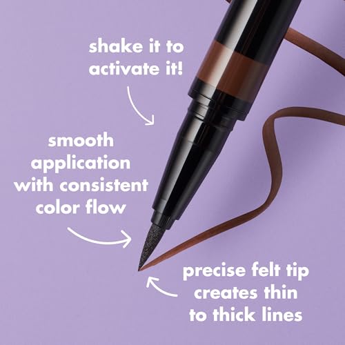 e.l.f. H2O Proof Waterproof Eyeliner Pen - Felt Tip, Jet Black
