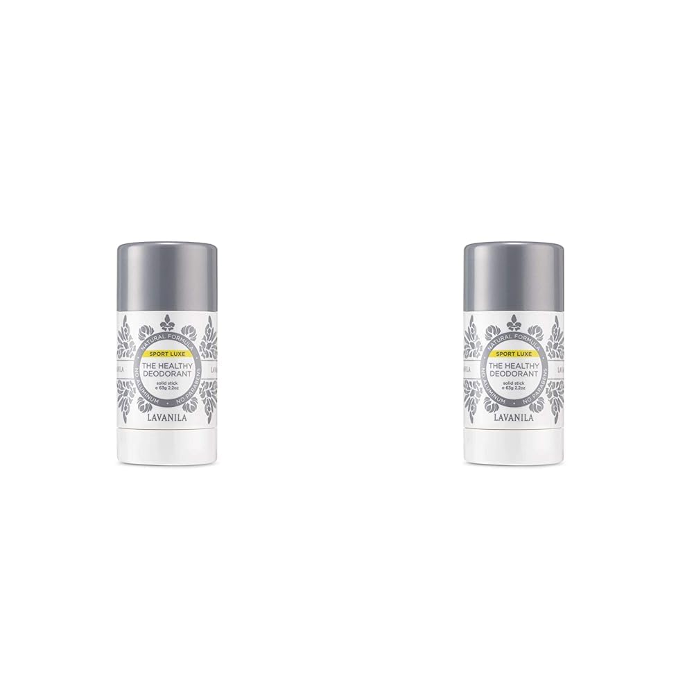 LaVanila - Sport Luxe Healthy Deodorant - 2.2 Oz/Vanilla Breeze (Pack of 2)