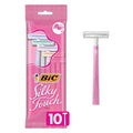 Disposable Women's Razors Pack of 10 with 2 Blades & Pastel Handles