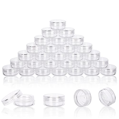 3g Sample Containers 50 Count Leak Proof with Labels & Spatulas