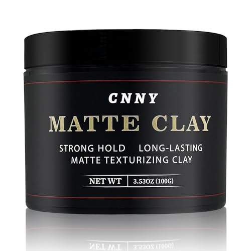 Men's Matte Hair Clay – Firm Hold, Natural Finish, 3.53 oz