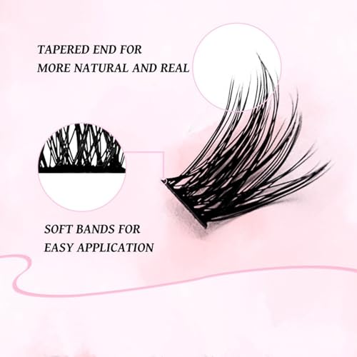 Cluster Lashes Extension Kit 640pcs DIY 30D-50D 9-16mm