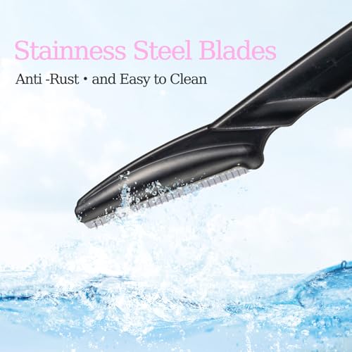 CICINUJOY Facial Eyebrow Razor - Precision Hair Removal Tool, Black