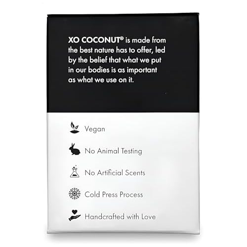 Coconut Oil Bar Soap Handcrafted Organic Natural Face Body Hands Vegan Unscented - 2 Bars, 4 Ounces Each