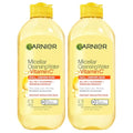 Garnier Micellar Water with Vitamin C - Makeup Remover & Cleanser, 2 Pack