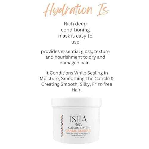 Conditioner - Infused with Keratin and Garlic Extract For Damaged Thinning Hair - Stops Hair Loss and Promotes Growth - Deep Conditioning - Sulfate and Paraben Free-946ml