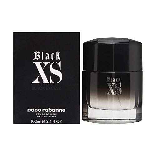 Black XS Excess by Paco Rabanne for Men 3.4 oz Eau de Toilette Spray