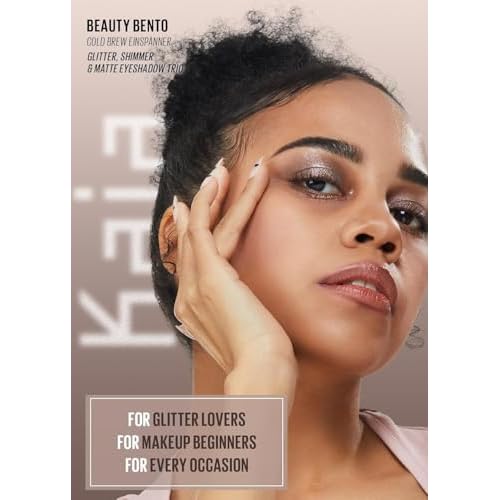 Kaja Beauty Bento Collection | Glitter + Shimmer + Matte | 21 Cold Brew Einsp?nner - Soft Ash Gray | 2019 Best of Beauty Award in Glitter