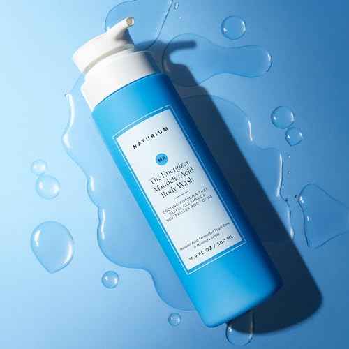 Naturium The Energizer Body Wash, Cooling & Refreshing Formula with Mandelic Acid, Deeply Cleanses & Neutralizes Body Odor, 16.9 oz