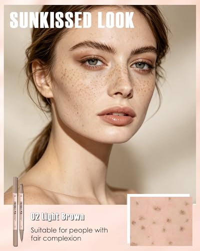 Dual-Ended Freckle Pen & Stamp - Waterproof Makeup Tool