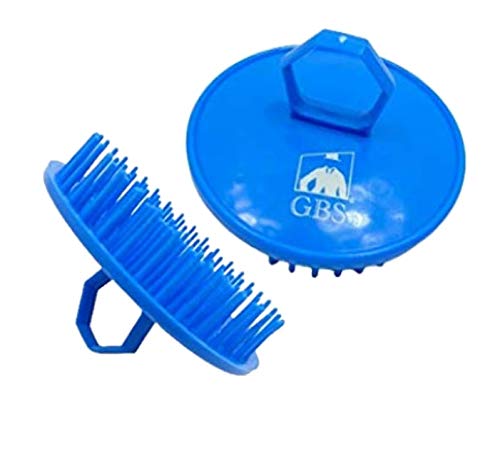 G.B.S Hair Scalp Massager Shampoo Brush-Scalp Brush for Hair Washing, Women, Men & Pet Grooming, Blue