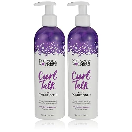 Not Your Mothers Curl Talk Conditioner 3-In-1 12 Ounce Pump (355ml) (2 Pack)