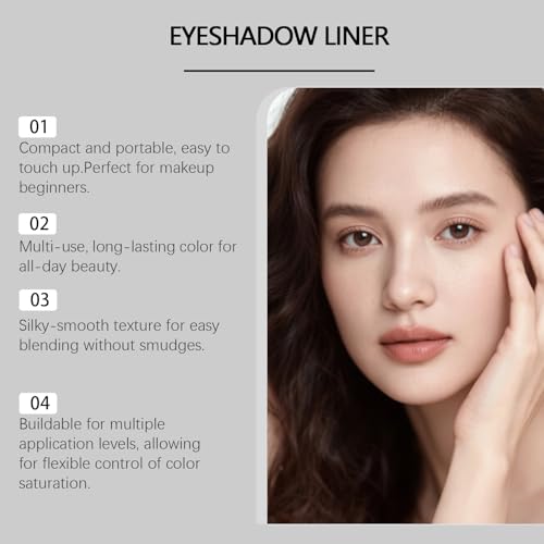 2-in-1 Eyeshadow Stick & Eyeliner Duo, Waterproof