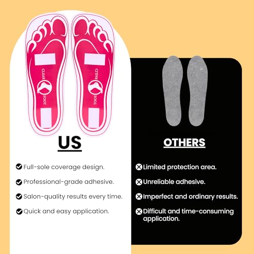 200Pairs(400Feets) Disposable Stick Spray Tanning Feet Pads Perfect for preventing spray tan solution,Deluxe & Hygienic Spray Tan Feet Pads-Ideal for Salons and Spas or Home,Easy to Apply