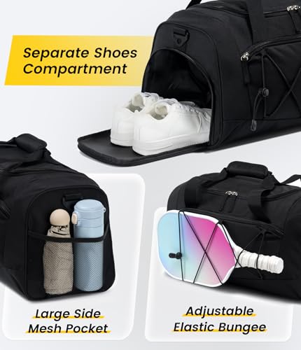 Vorspack Gym Bag 18" Duffle Bag with Shoe Compartment