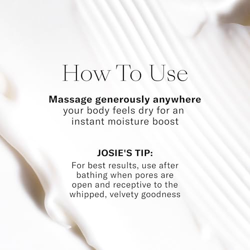 Josie Maran Whipped Body Butter - Skin Firming Body Cream with Argan Oil, Whipped Shea Butter, Avocado Oil & Essential Fatty Acids - Radiance-Boosting Skincare - Juicy Peach (2 Fl oz)