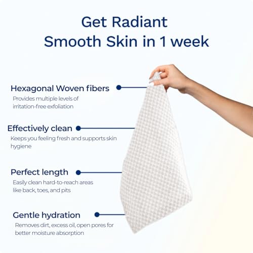 Sima - Bundle - Exfoliating Body Towels Black + Pink + White
