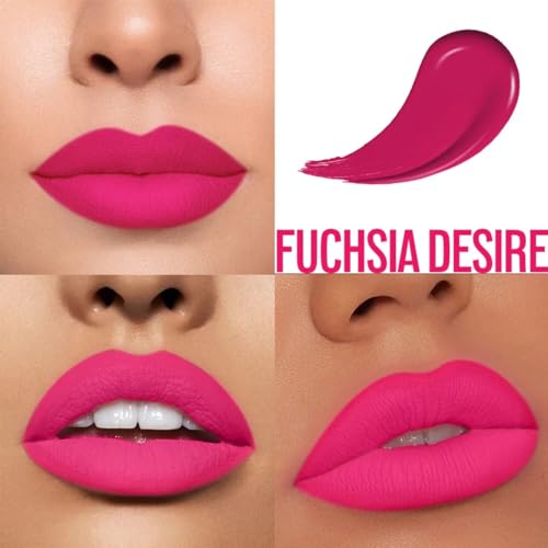 Charmacy Waterproof Liquid Lipstick - 16H Wear, Transfer-Proof