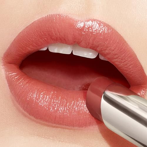 CARSLAN Essence Lipstick, Moisturizing, Plumping, Shiny Lip Color, Non Sticky Lipstick with Vitamin E, Sooth, Soften Lip, J302