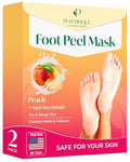 PLANTIFIQUE Foot Peeling Mask 2 Pack | Dermatologist Tested