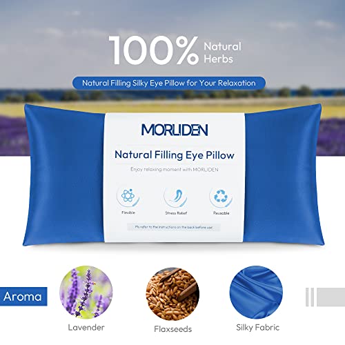 Lavender Eye Pillows for Yoga & Meditation, Weighted Eye Compress – 2 Pack