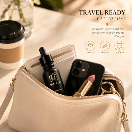 Women’s Pheromone Perfume Oil with Rose & Jasmine - Long Lasting 0.5 oz