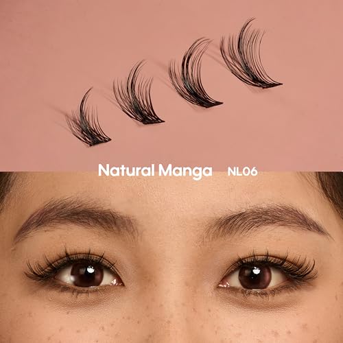 NaturaLux Natural Manga Lash Clusters 144pc Mixed Kit