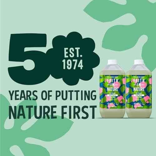 Faith In Nature Natural Hand Wash & Body Wash Set - Vegan & Cruelty Free, No SLS or Parabens - 2 x 169 fl oz Value Bundle Pack, Wild Rose