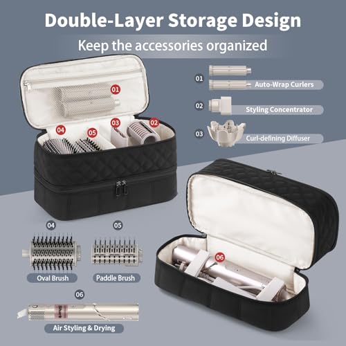 Hair Dryer Travel Case for Shark FlexStyle & Dyson Airwrap