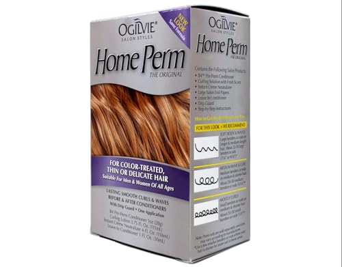 Ogilvie Home Perm for Color Treated Hair, Pack of 3