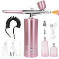 Airbrush Kit with Compressor, 0.3mm Nozzle, USB Rechargeable