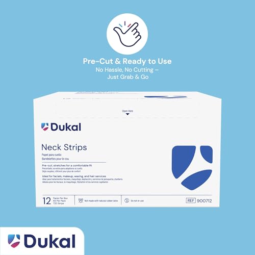 Dukal Barber Neck Strips (Case of 2880)