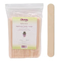 Dukal 3/4" x 6" Wood Applicator for Wax, Makeup, and Lotion - Pack of 100