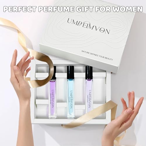3 Pack Pheromone Perfume Oil Roller – Long Lasting, 0.33 Fl Oz