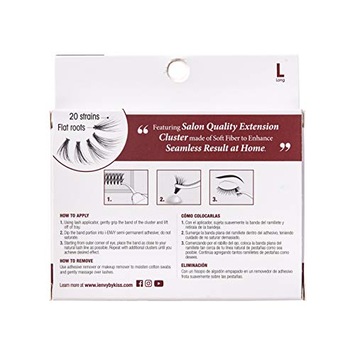 i•ENVY 20D Extension Cluster Lashes Long 3 Pack