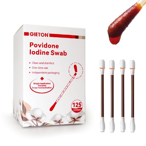 FSA/HSA Eligible Povidone Iodine Swabs, 125-Count
