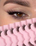 Adious Half Lashes - Cat Eye Wispy False Eyelashes