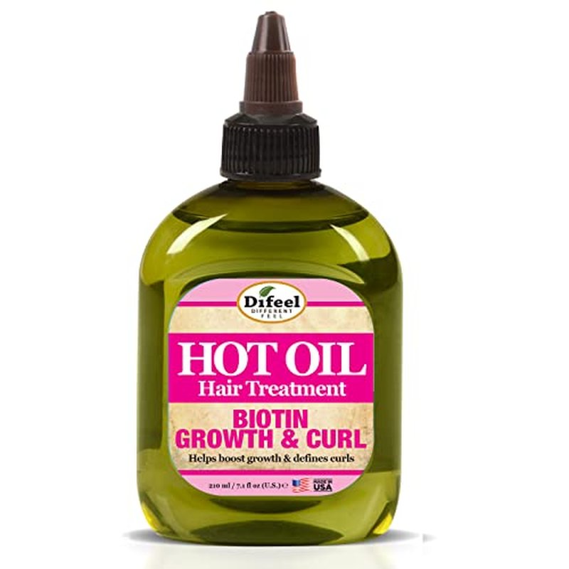 Difeel Biotin Hot Oil Treatment for Curly Hair - 7.1 oz