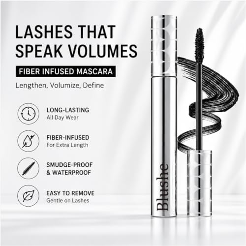 Luniguin Blushe Growth Serum Mascara - Volume & Length Boost