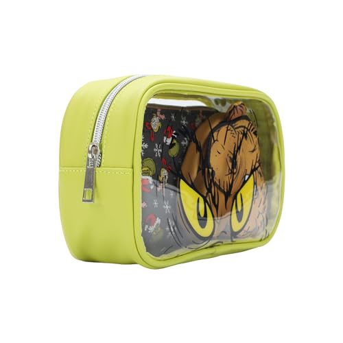 Bioworld Dr. Seuss Grinch Travel Cosmetic Bags - Set of 3