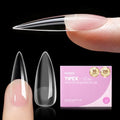 Beetles Tipex Lite Long Stiletto Nail Tips 256pcs with 16 Sizes for DIY Extensions