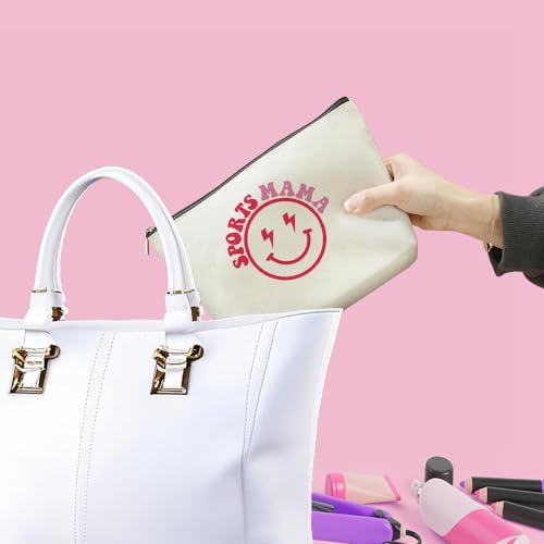 Funny Mama Gifts Mama to Be Gifts Mom Gifts from Daughter Makeup Bag Inspirational Mothers Day Anniversary Birthday Gifts for Mom Cosmetic Bag for Women New Mom Sport Mama Mommy Friends Christmas