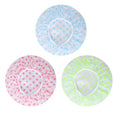 Reusable Waterproof Shower Cap Set - 3 Colors, Elastic Fit with Variation A