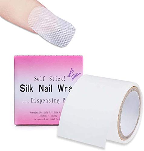 Self-Adhesive Nail Repair Fiberglass Silk Wrap for Damaged Nails - Reinforce & Protect