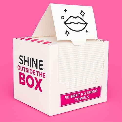 XL Disposable Face Towels ? 50 Count Ultra-Soft 100% Viscose Lint-Free Dry Wipes for Makeup Removal & Skincare, Hygienic Facial Towelettes for Sensitive Skin, Travel & Daily Use