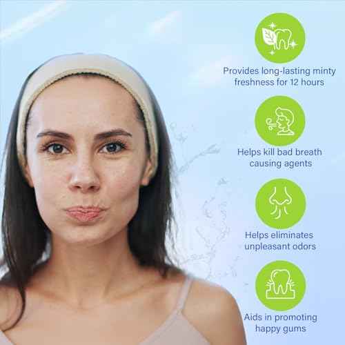 Travel Size Mouthwash Packets ? Individual Mini, Alcohol & Fluoride Free, Grapefruit Mint Flavor, Mouthwash to Go for On-The-Go Freshness, Bulk Packets 0.41 Fl Oz(Pack of 20)