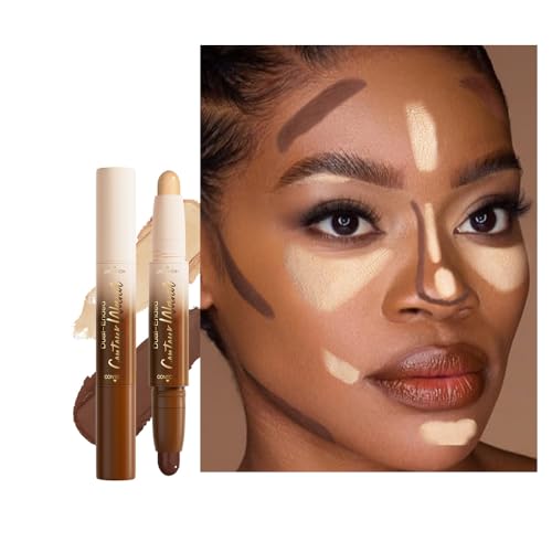 Contour & Highlighter Stick Duo - 2in1 Face Sculpting Bronzer