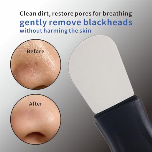 2-in-1 Face Cleansing Brush & Blackhead Remover Scraper