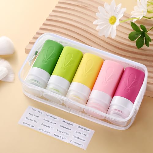 INSFIT TSA Approved 2oz Travel Bottles for Toiletries