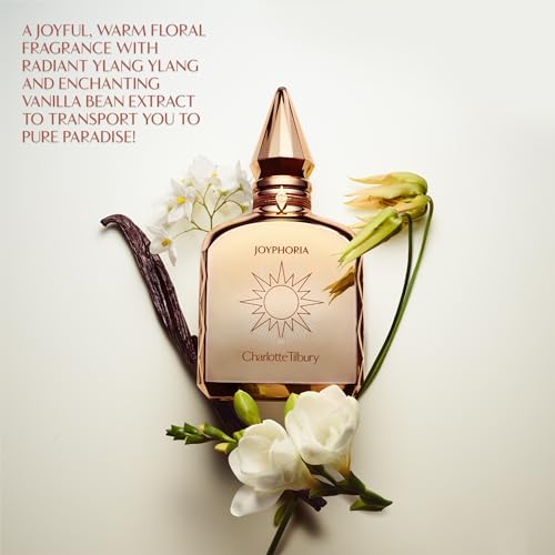 Charlotte Tilbury Joyphoria Eau De Parfum 3.38 Fl Oz - Pheromone Floral Vanilla Perfume with Ylang Ylang & Neroli